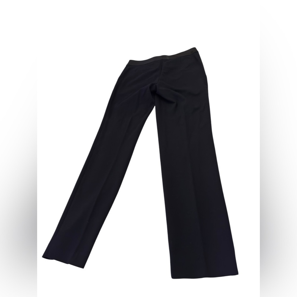 Cache Black Pleated Banded Trousers Vintage Size 6